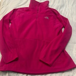 Gorgeous pink, the Northface jacket and a size large